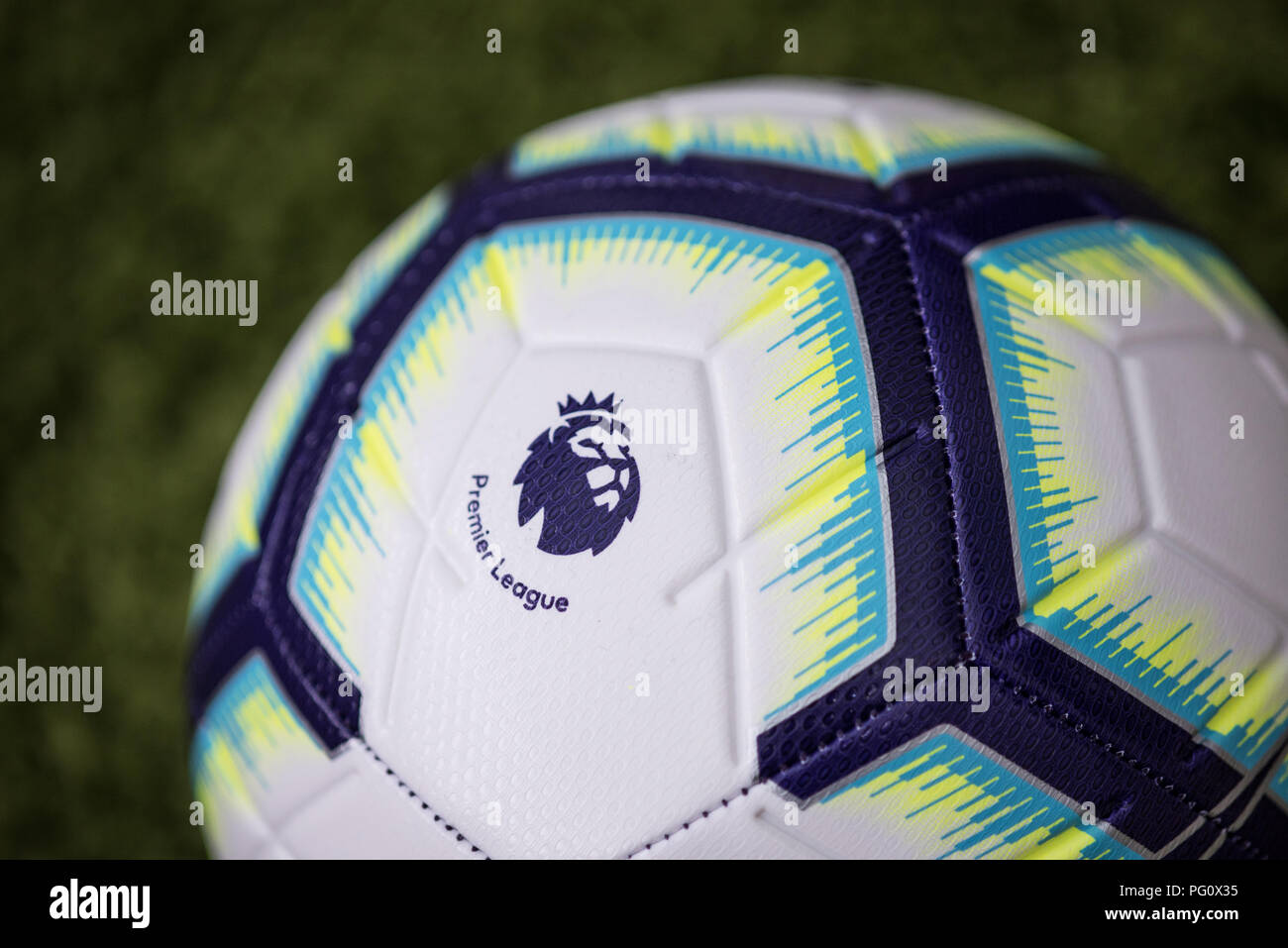 Nike Merlin Ball für 2018/19 Premier League Saison. Stockfoto