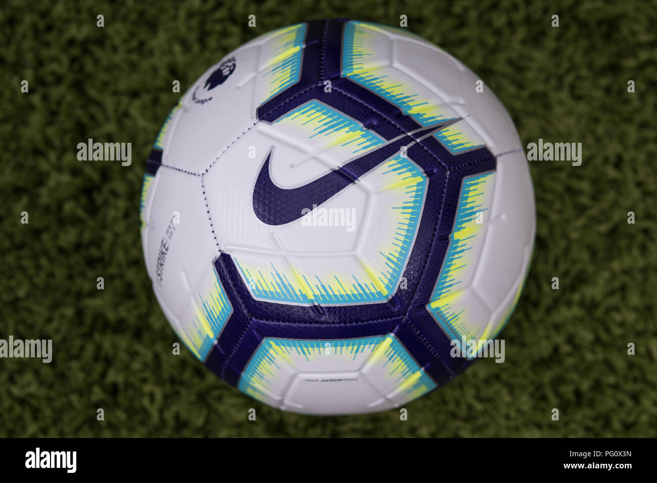 Nike Merlin Ball für 2018/19 Premier League Saison. Stockfoto