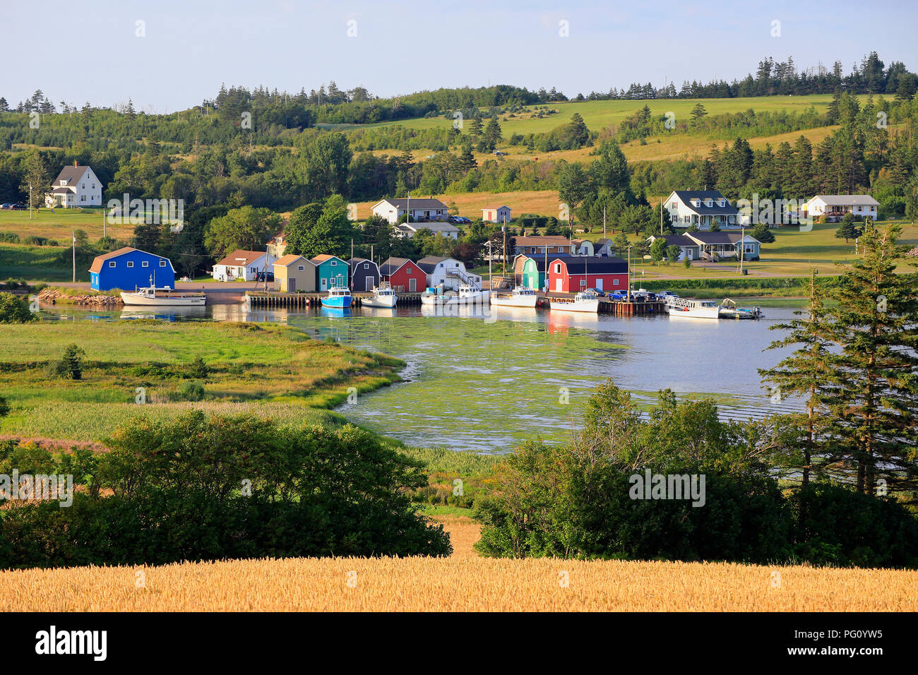 French River Prince Edward Island, Kanada Stockfoto