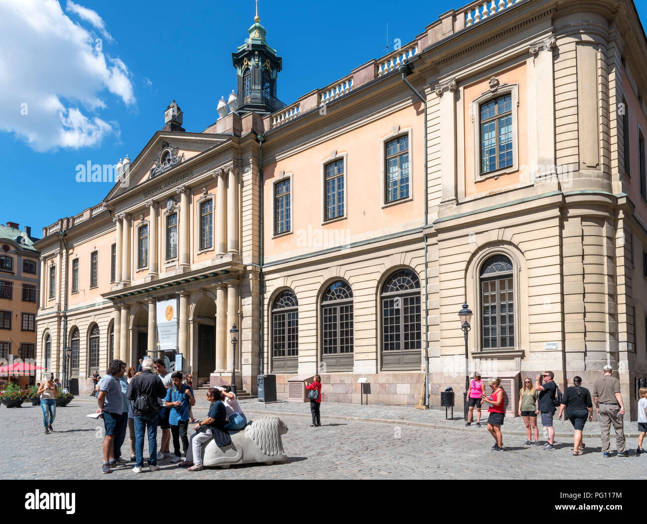 Das Nobel Museum (Nobelmuseet), Stortorget, Gamla Stan (Altstadt), Stadsholmen, Stockholm, Schweden Stockfoto