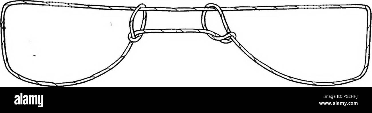 Dieser Bericht dokumentiert die kanadische Arktisexpedition von 1913 bis 1918 und hebt wissenschaftliche Forschung über die arktische Umwelt, die Eskimo-Kultur und die Untersuchung von Stringfiguren hervor, die in der Eskimo-Tradition verwendet werden. Stockfoto