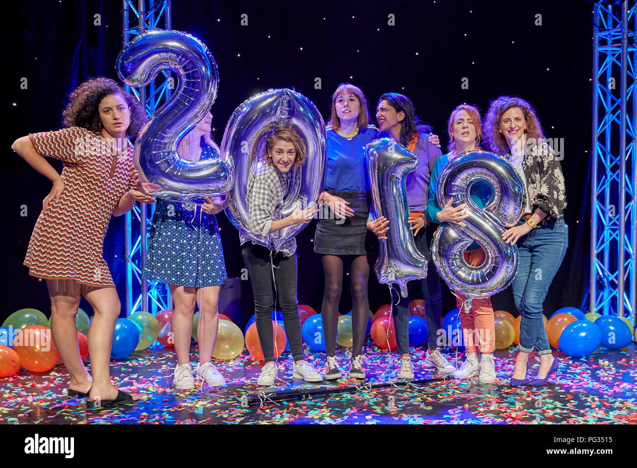 Edinburgh, Großbritannien. 23. August 2018. Edinburgh Comedy Awards 2018. Credit: Andrew Eaton/Alamy Leben Nachrichten. Stockfoto