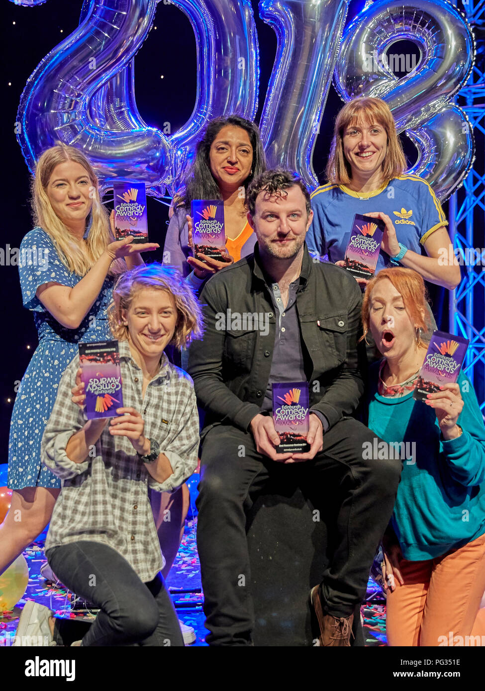 Edinburgh, Großbritannien. 23. August 2018. Edinburgh Comedy Awards 2018. Credit: Andrew Eaton/Alamy Leben Nachrichten. Stockfoto