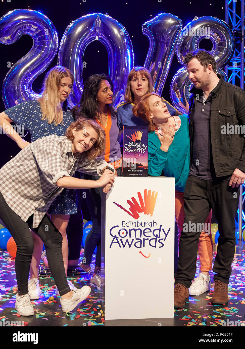 Edinburgh, Großbritannien. 23. August 2018. Edinburgh Comedy Awards 2018. Credit: Andrew Eaton/Alamy Leben Nachrichten. Stockfoto