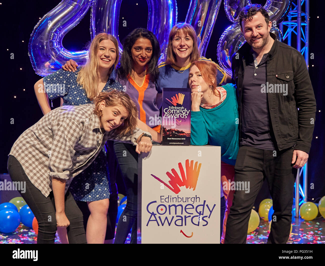 Edinburgh, Großbritannien. 23. August 2018. Edinburgh Comedy Awards 2018. Credit: Andrew Eaton/Alamy Leben Nachrichten. Stockfoto