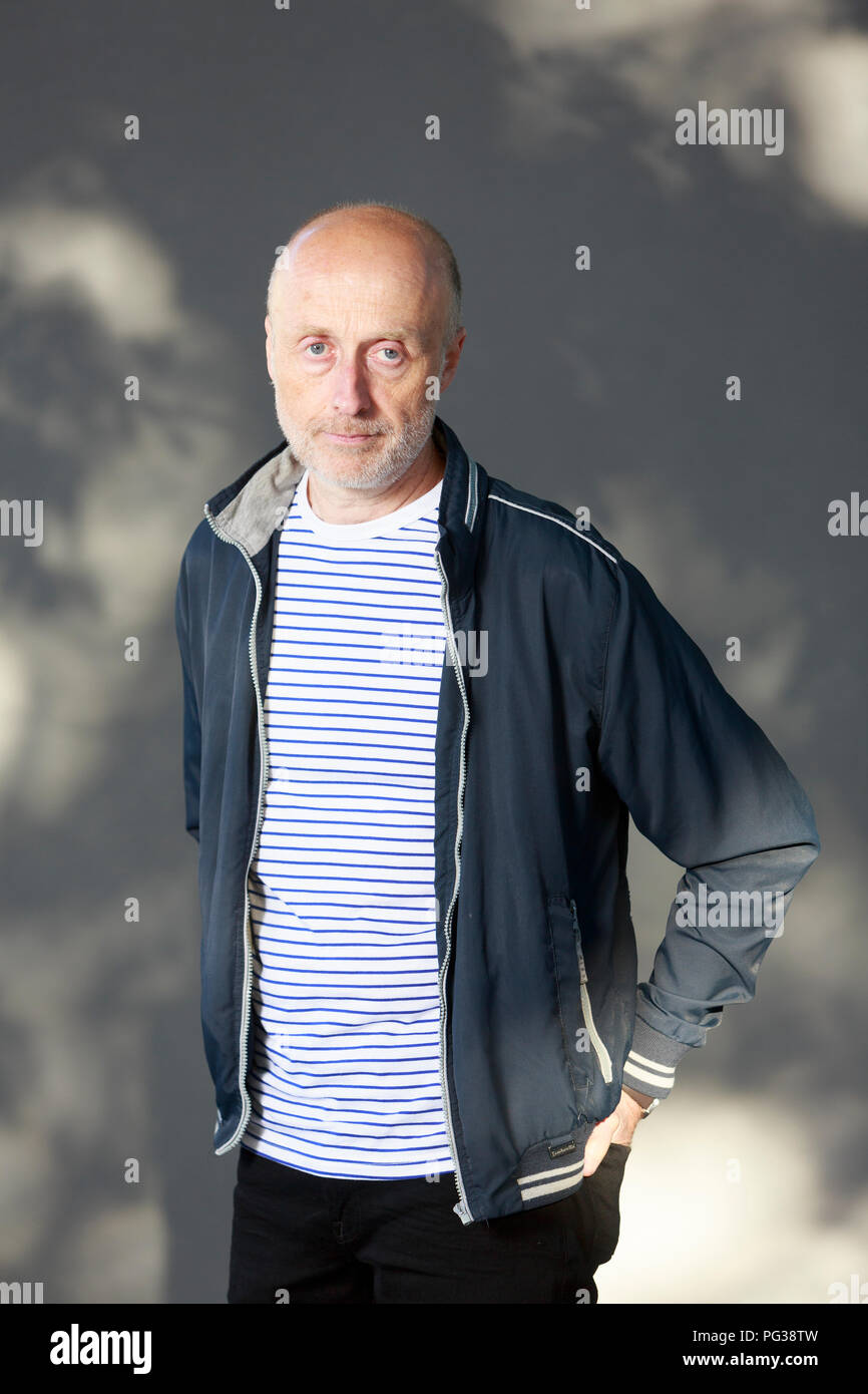 Edinburgh, Schottland. UK. 23. August 2018. Edinburgh International Book Festival. Bild: Warren Pleece. Edinburgh. Pako Mera/Alamy Leben Nachrichten. Stockfoto