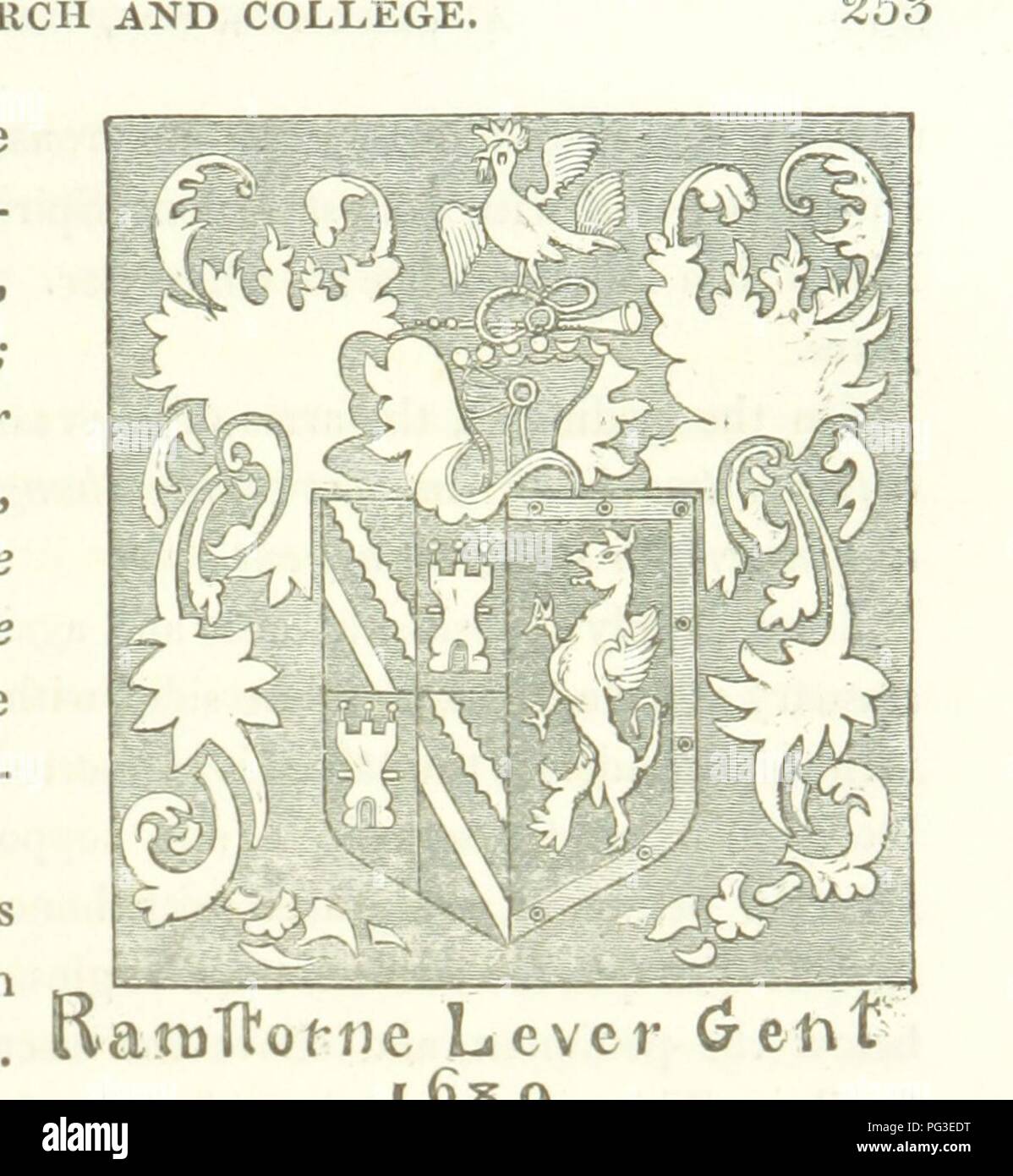 Bild von Seite 283 "Geschichte der Stiftungen in Manchester von Christ's College [von Materialien zusammengestellt von W. S. Greswell, und andere von S. Hibbert]; Chetham's Hospital (und Bibliothek, mit einer genealogischen Berücksichtigung der 0037. Stockfoto