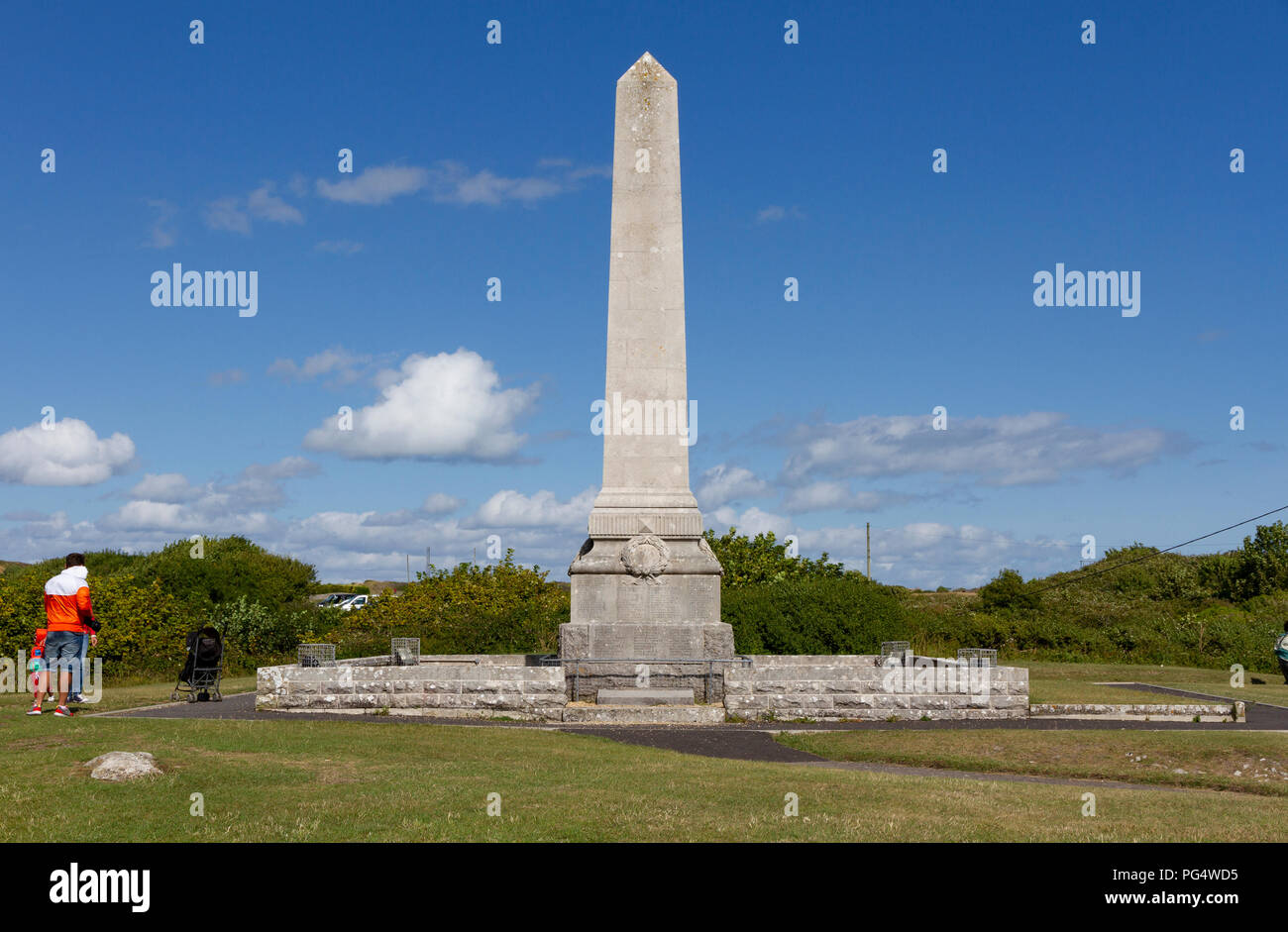 Portland Kenotaph Kriegerdenkmal auf der Isle of Portland, Dorset Stockfoto