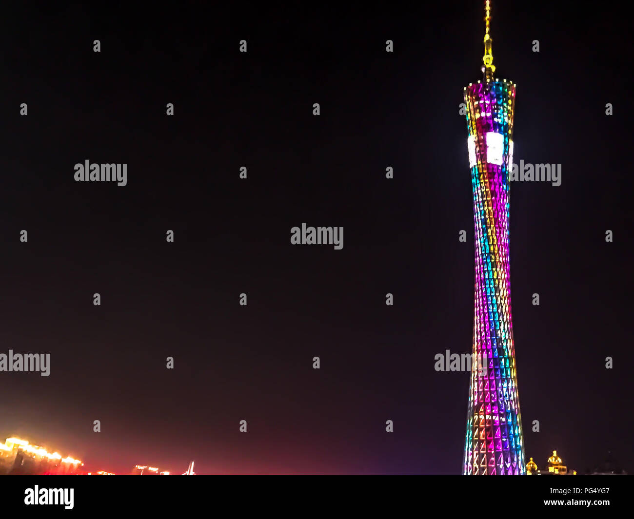 Guangzhou Kanton Fernsehturm Stockfoto