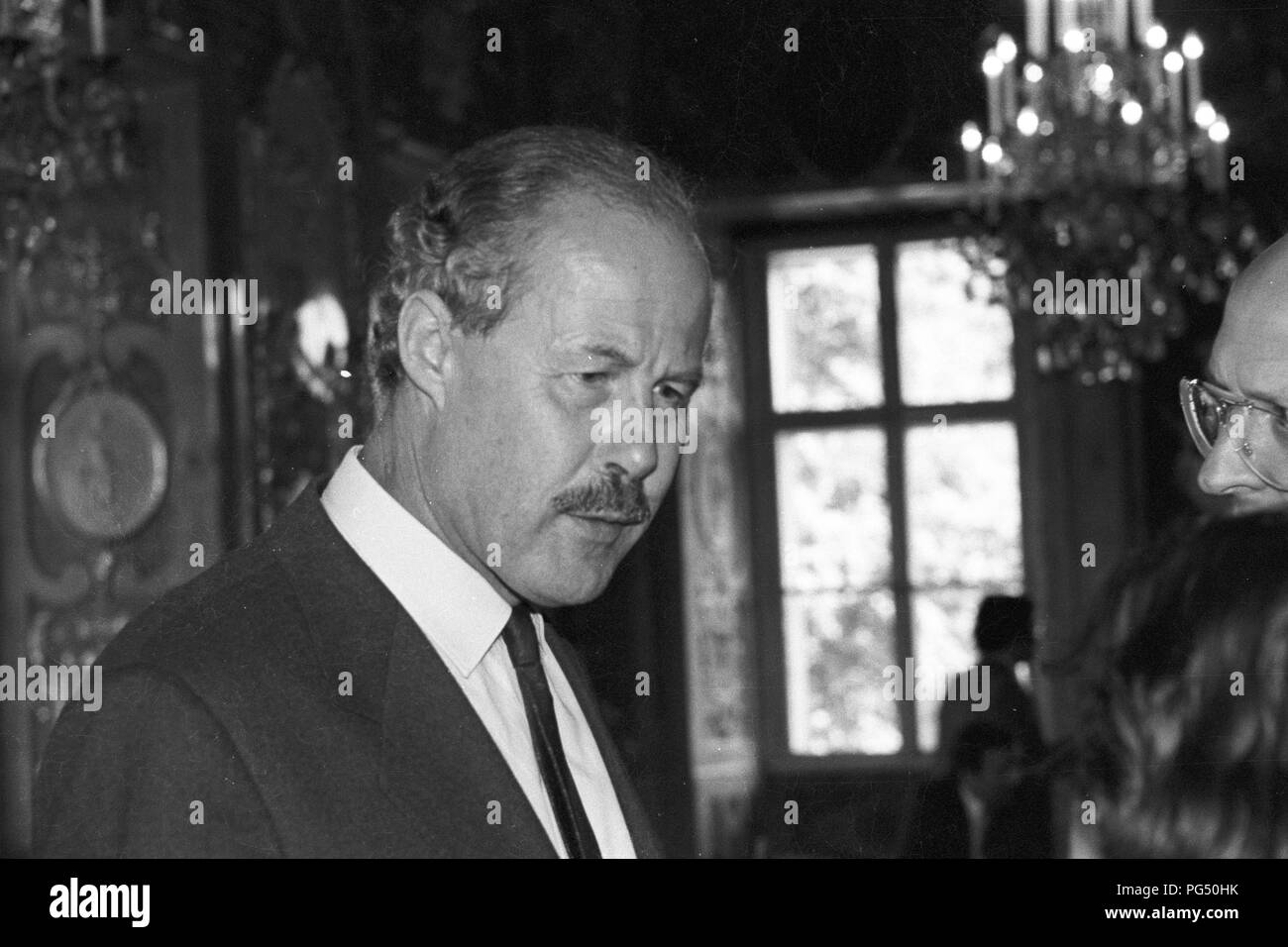 Der Soziologe und Politiker Ralf Gustav Dahrendorf, auf einer Tagung der IWM ((Institut für die Wissenschaft vom Menschen", Deutsch: Institut für die Wissenschaften vom Menschen) im Palais Schwarzenberg in Wien. Dahrendorf war ein Mitglied des Bundestages, das House of Lords und Direktor der London School of Economics. Auf dem FDP-Bundesparteitag 1968 Dahrendorf hatte eine Diskussion mit Rudi Dutschke. Stockfoto