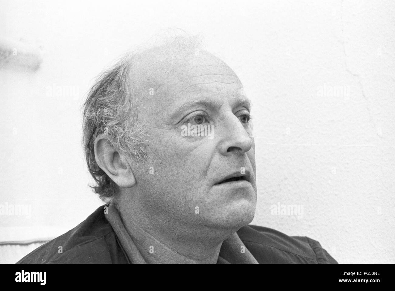 Die Russisch-amerikanische Dichter Joseph Brodsky auf Capri im Jahre 1990. Stockfoto