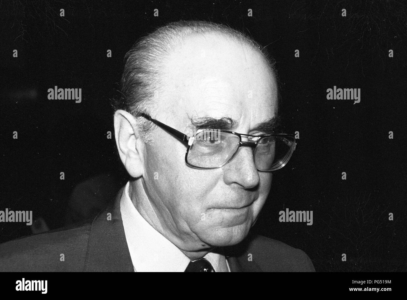 Die tschechischen Künstler und Aktivist Jiri Kolar. Stockfoto