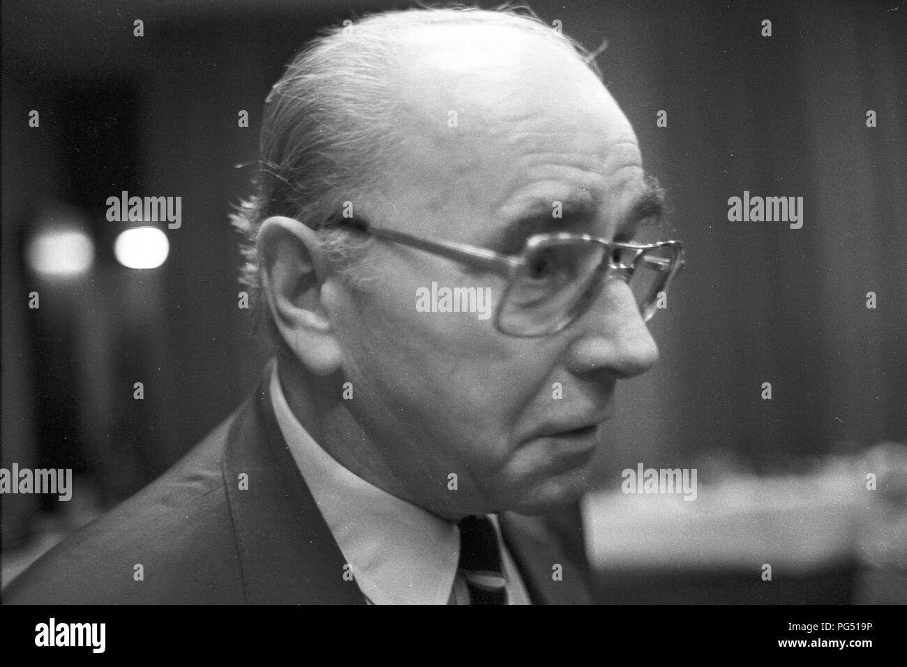 Die tschechischen Künstler und Aktivist Jiri Kolar. Stockfoto