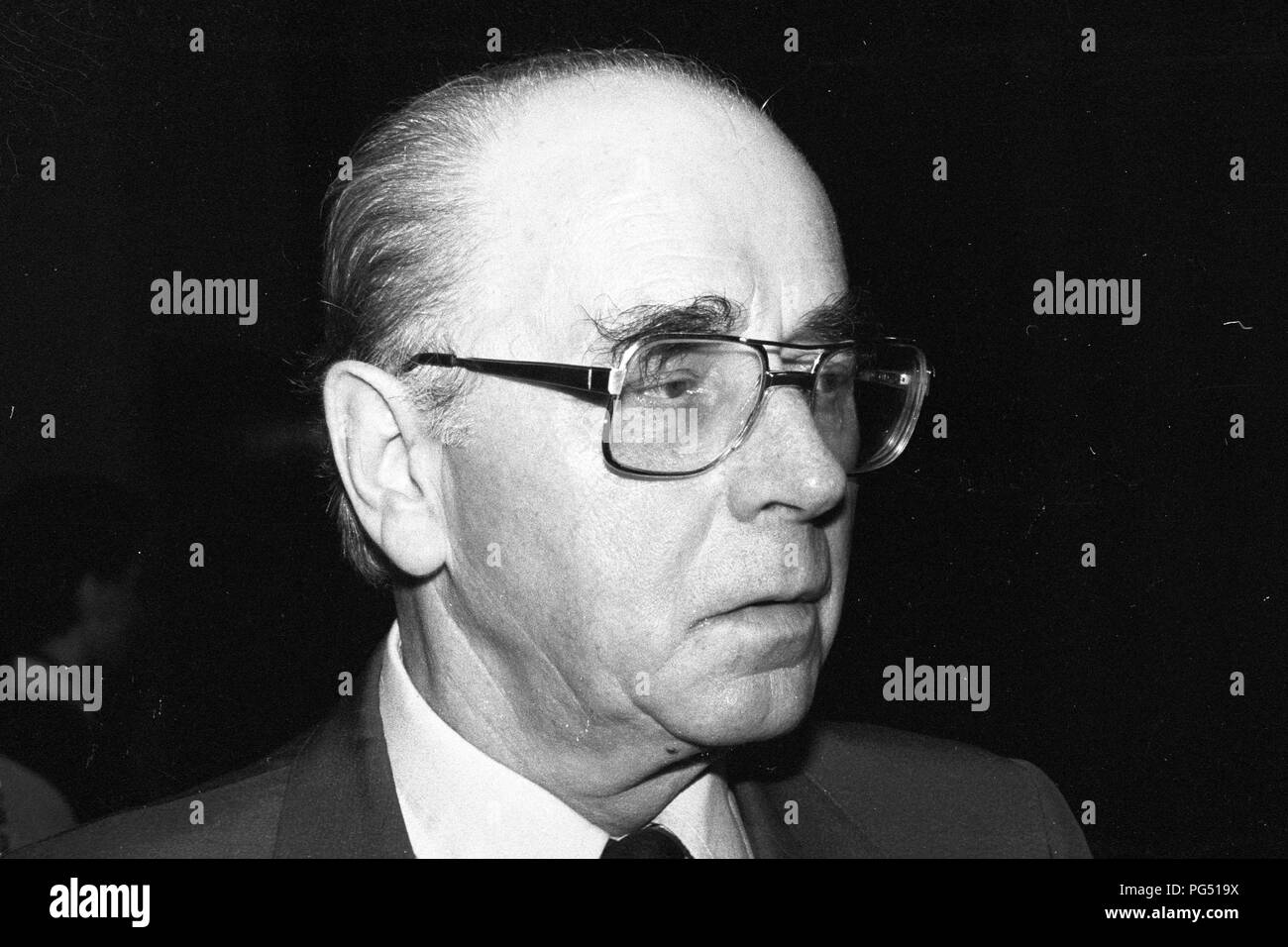 Die tschechischen Künstler und Aktivist Jiri Kolar. Stockfoto