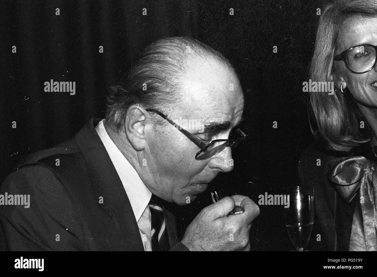 Die tschechischen Künstler und Aktivist Jiri Kolar. Stockfoto