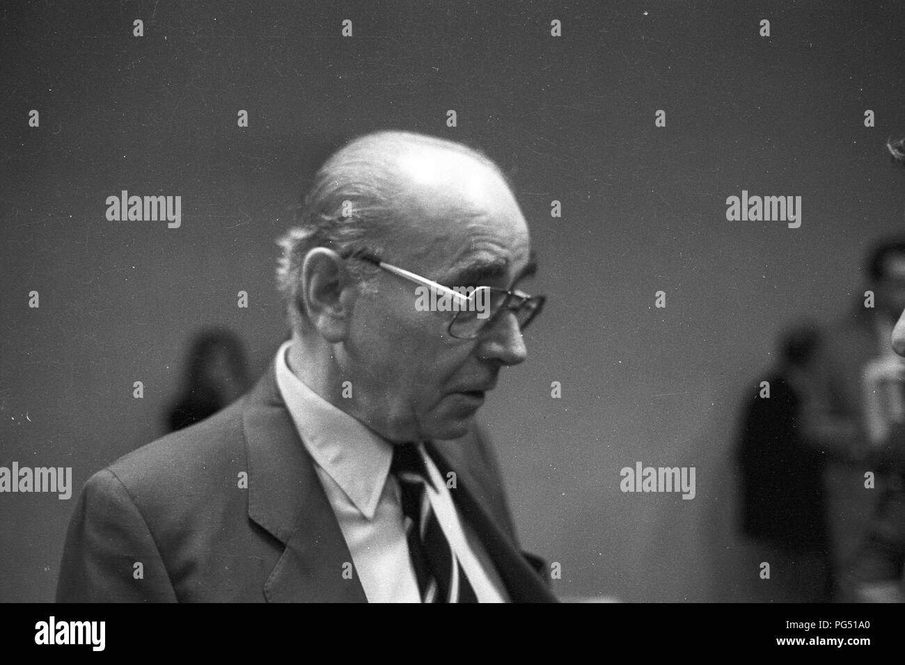 Die tschechischen Künstler und Aktivist Jiri Kolar. Stockfoto