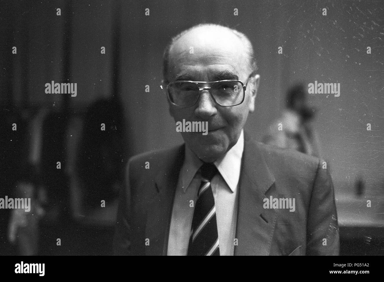 Die tschechischen Künstler und Aktivist Jiri Kolar. Stockfoto