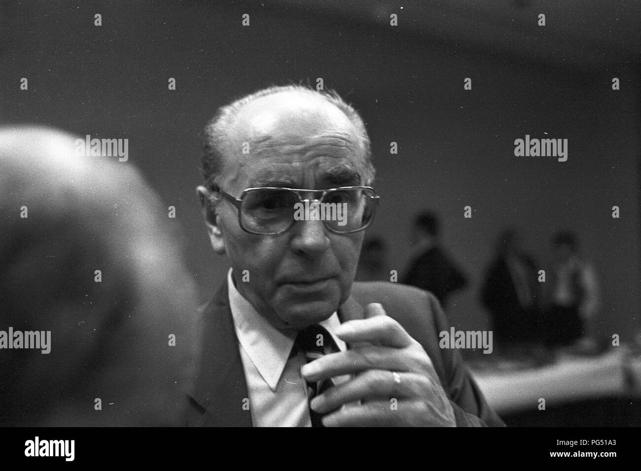 Die tschechischen Künstler und Aktivist Jiri Kolar. Stockfoto