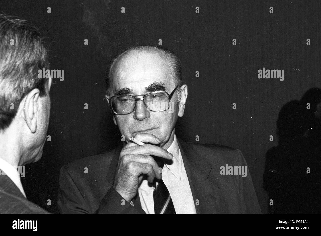 Die tschechischen Künstler und Aktivist Jiri Kolar. Stockfoto