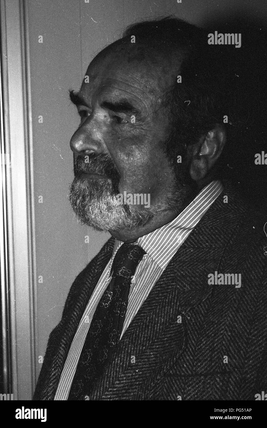 Der tschechische Schriftsteller Pavel Tigrid. Tigrid wurde später der Tschechischen Minister für Kultur unter Vaclav Klaus und Berater von Vaclav Havel. Stockfoto