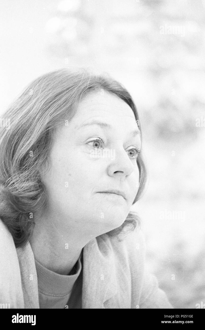 Portrait von ein Teilnehmer einer bohemist Konferenz der Tschechischen Akademie der Wissenschaften auf der Prager Burg. Bohemistics ist das Feld der Geisteswissenschaften, die Forschungen der tschechischen Sprache und Literatur. Stockfoto