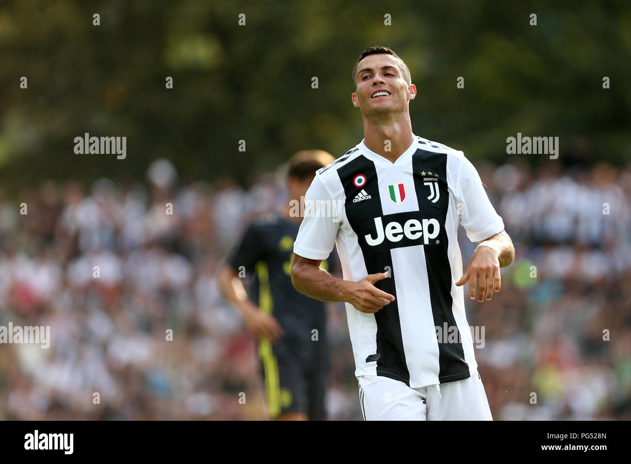 Cristiano Ronaldo von Juventus Turin FC während der Vorsaison Freundschaftsspiel zwischen Juventus Juventus A und B. Stockfoto