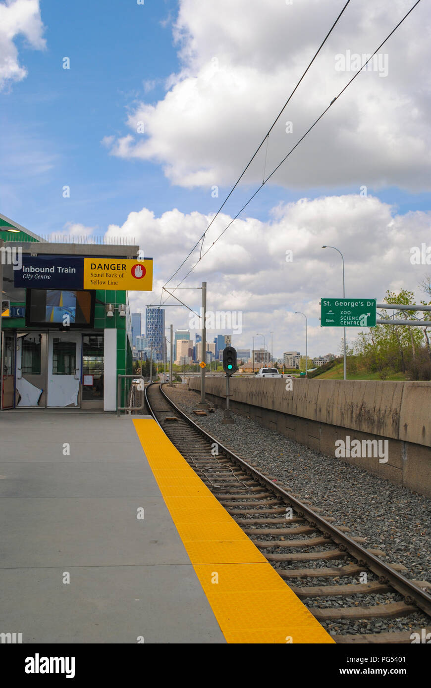Bahnhof Zoo (Calgary) Stockfoto