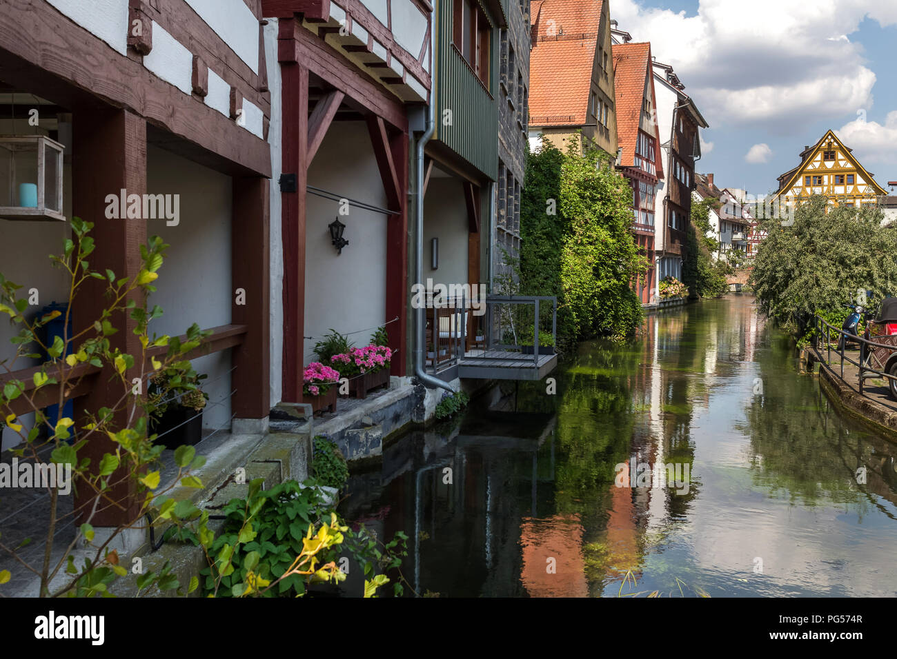 Historische Stadt Ulm Baden-Wuerttemberg Deutschland Stockfoto