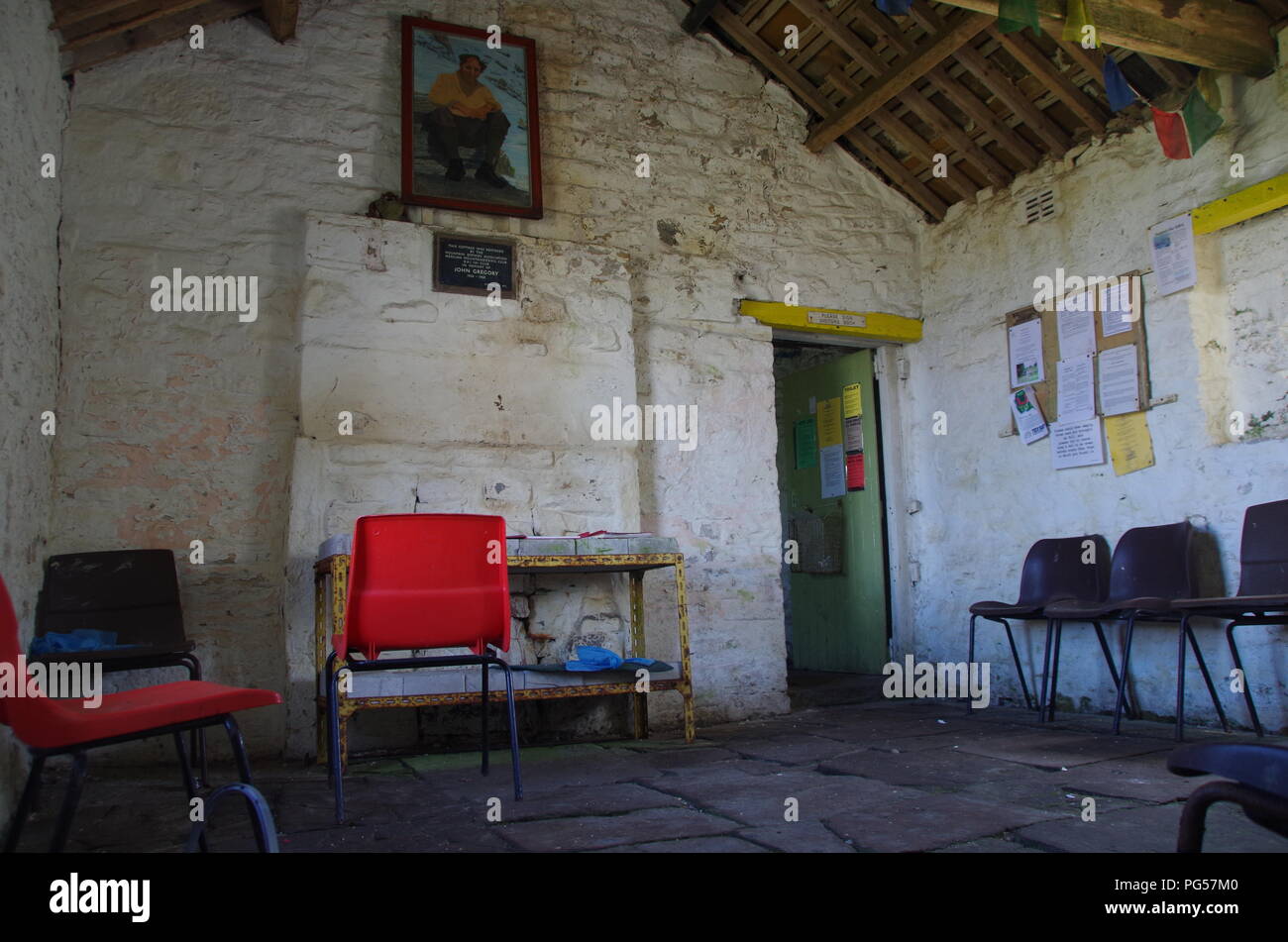 Greg's Hütte bothy John O' Groats (Duncansby head) zu den Ländern Ende Ende Trail zu beenden. Pennine Way. Northumberland. England. Großbritannien Stockfoto