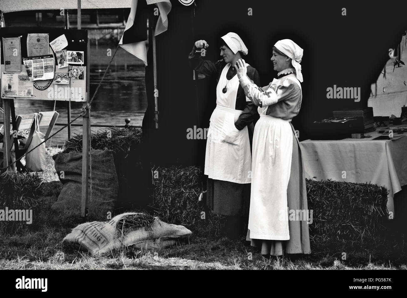 Vintage Skandinavier Stockfoto