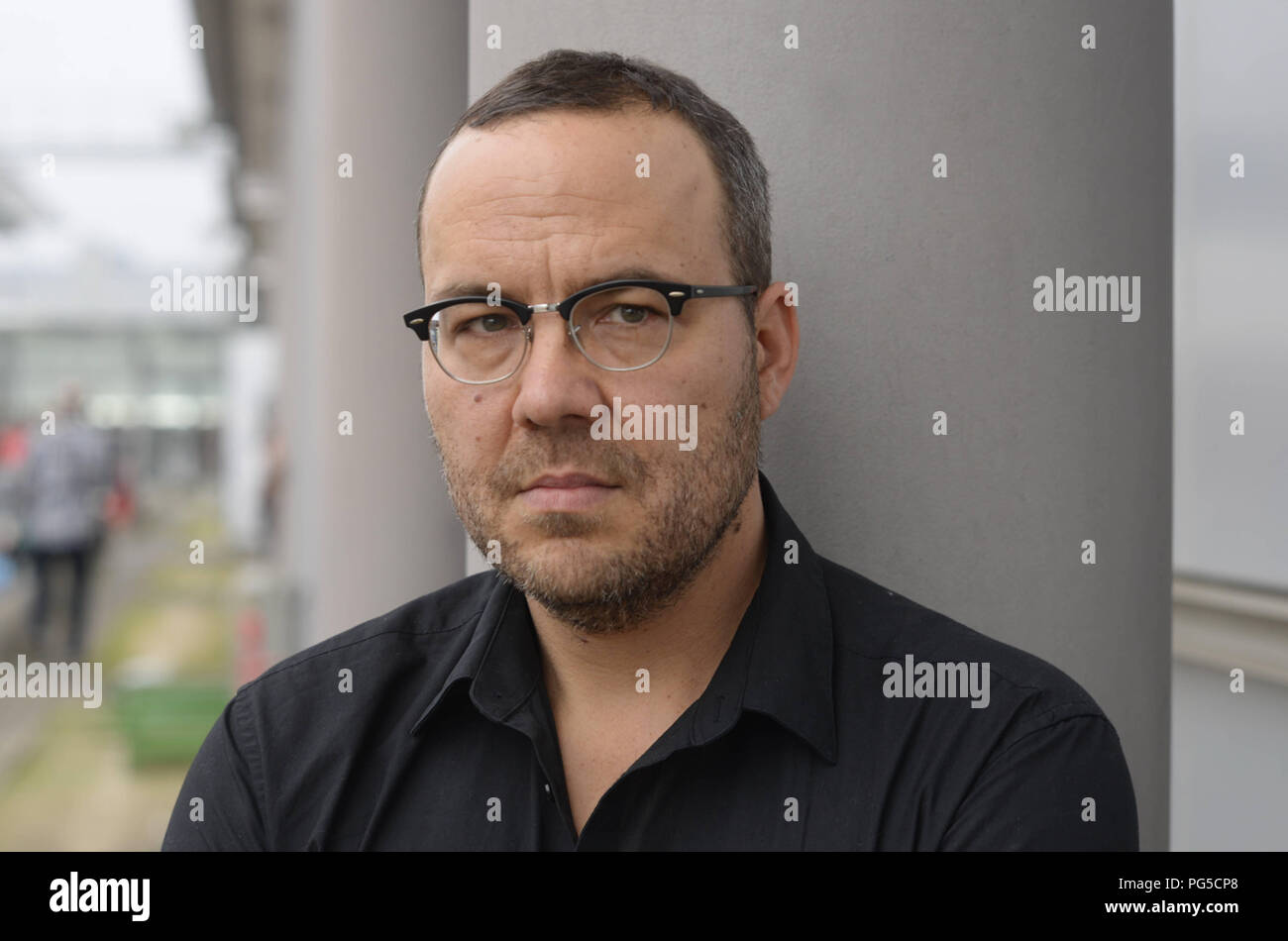 Arno Frank, 1971 in Kaiserslautern geboren, deutscher Publizist, freier Journalist und Autor. Stockfoto