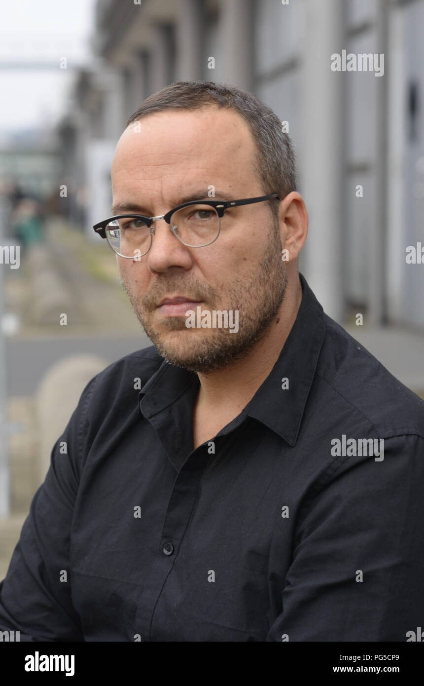 Arno Frank, 1971 in Kaiserslautern geboren, deutscher Publizist, freier Journalist und Autor. Stockfoto