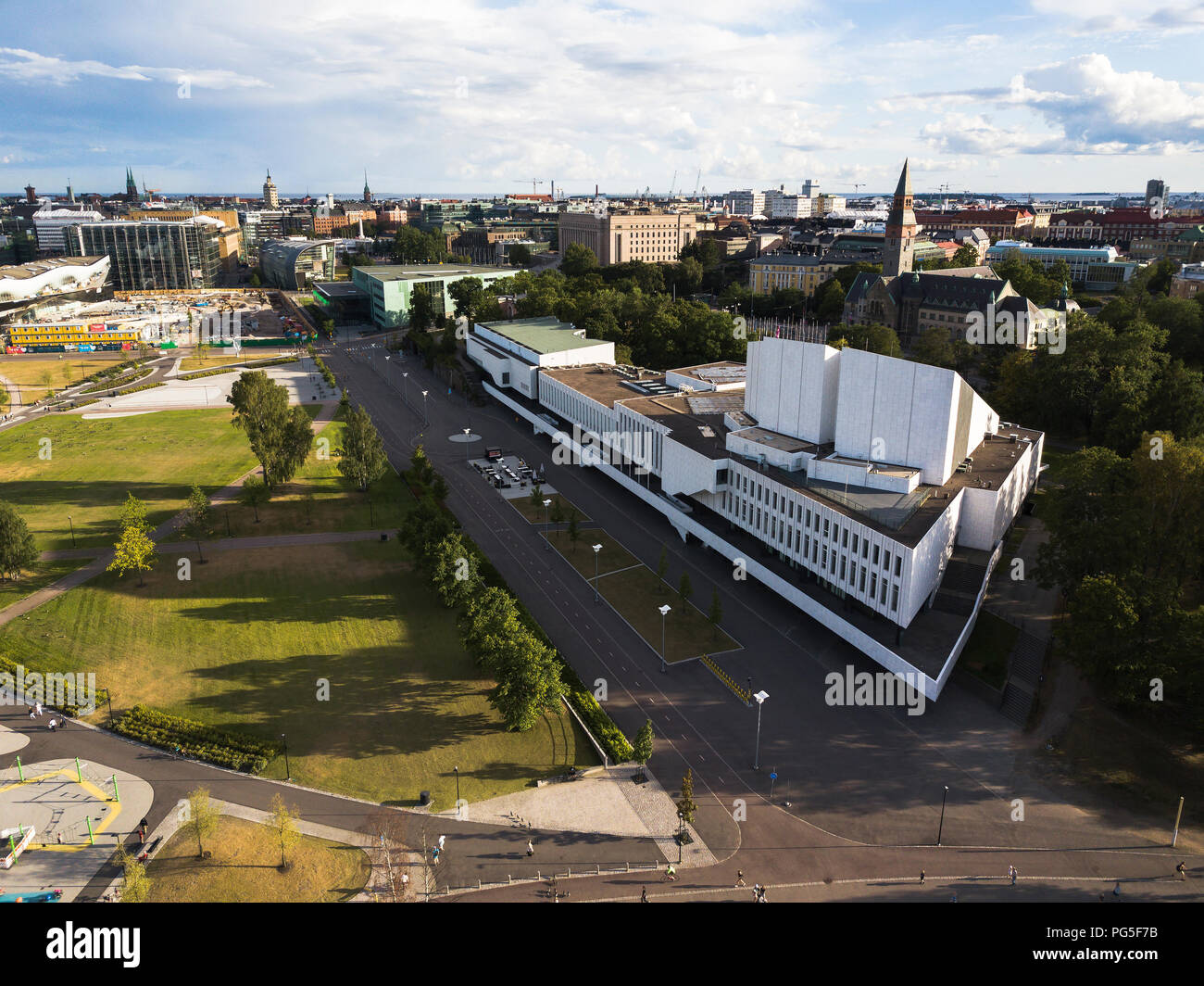 Finlandia-Halle, Helsinki, Finnland Stockfoto