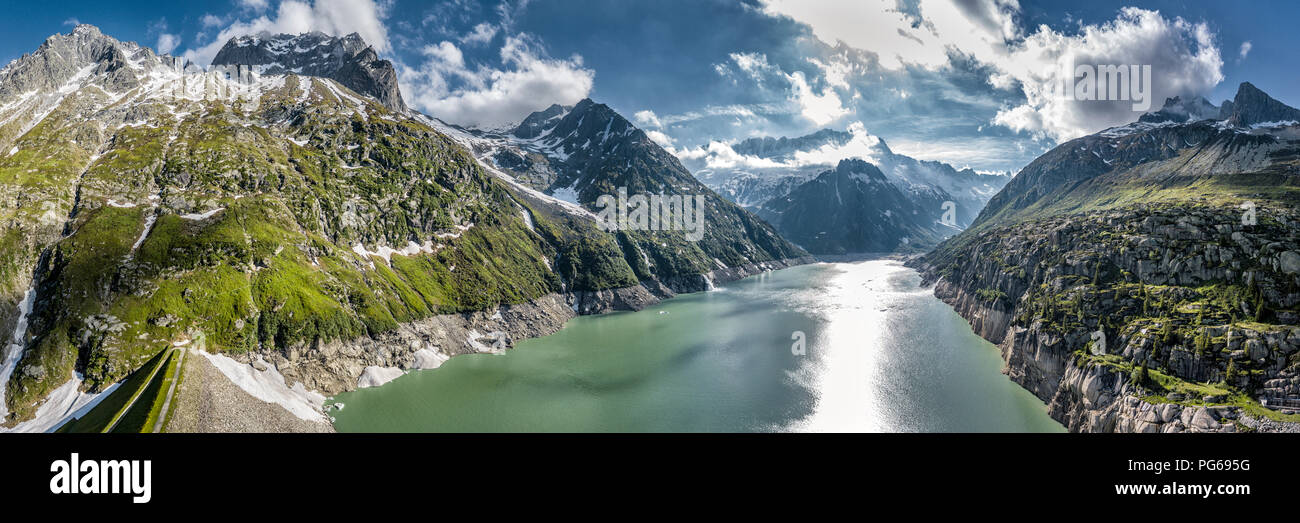 Schweiz, Kanton Uri, Göschenen, Goescheneralpsee Stockfoto