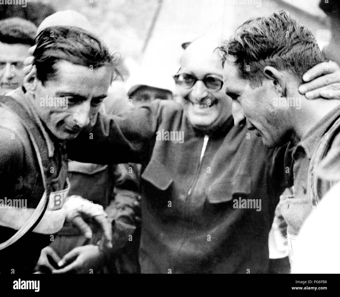Fausto Coppi und Gino Bartali, 1949 Stockfoto