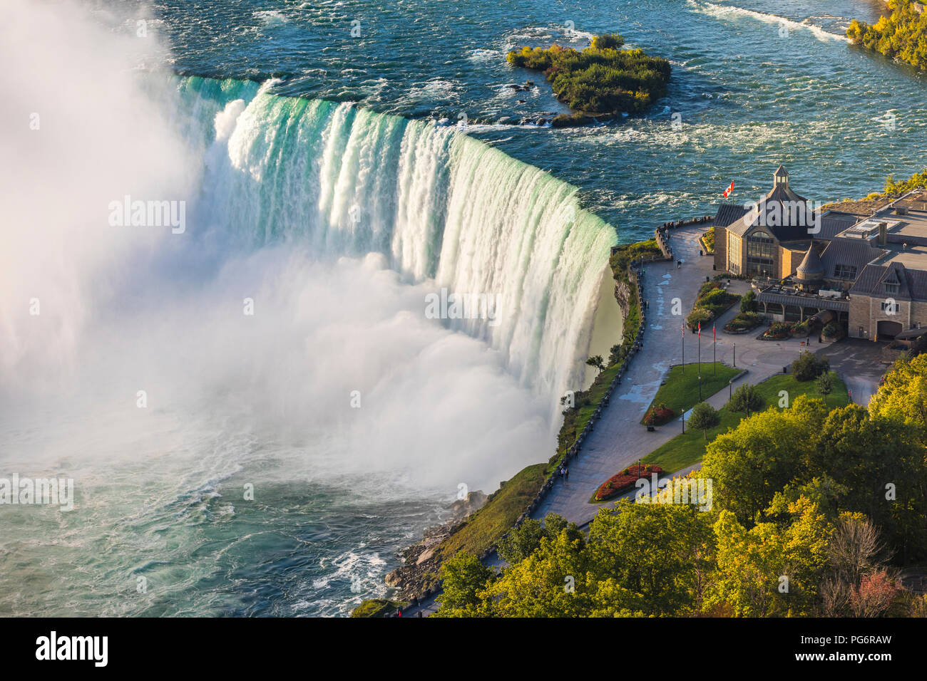 Kanada, Ontario, Niagara Falls, Luftaufnahme Stockfoto