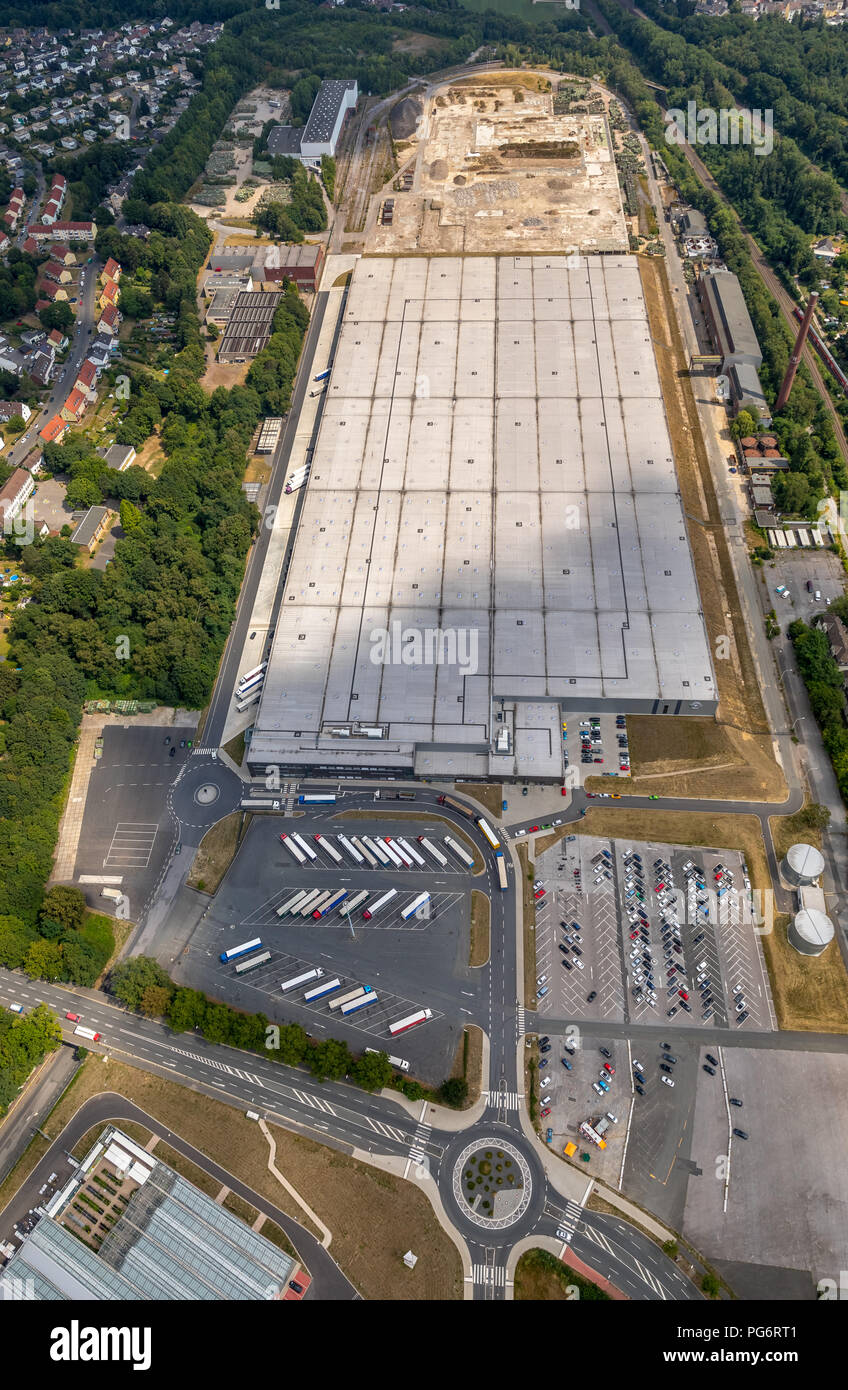 Opel Group Warehousing GmbH, vormals Opel Werk III, Bochum-Langendreer, Bochum, Ruhrgebiet, Nordrhein-Westfalen, Deutschland, DEU, Europa, Luftaufnahme Stockfoto