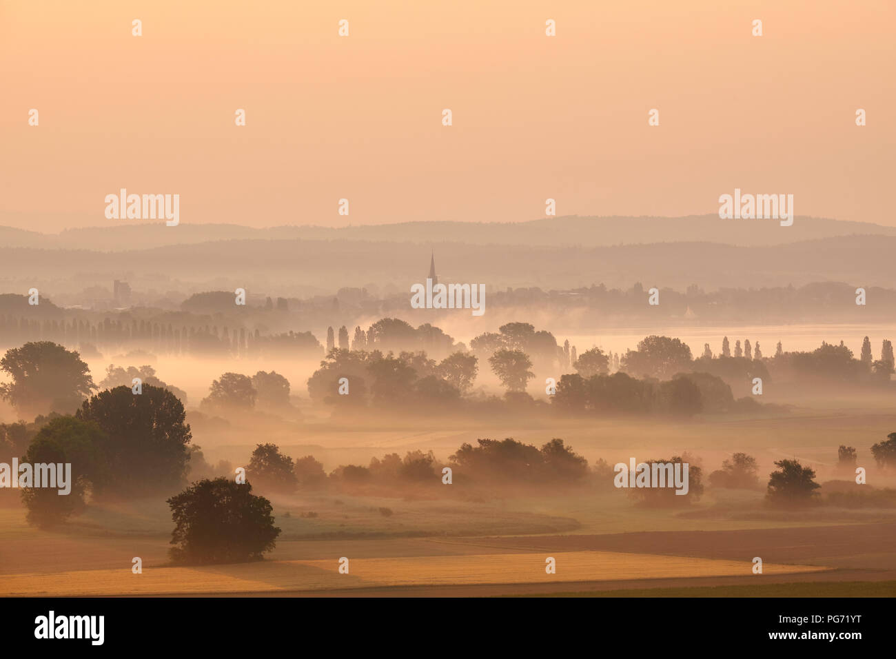Deutschland, BadenWürttemberg, Kreis Konstanz, Radolfzell, Blick auf