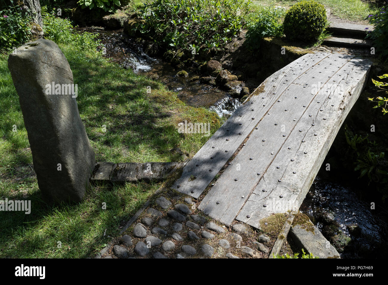 Parcevall Hall & Gardens, an Skyreholme in Bösingen, Yorkshire Dales, Großbritannien Stockfoto