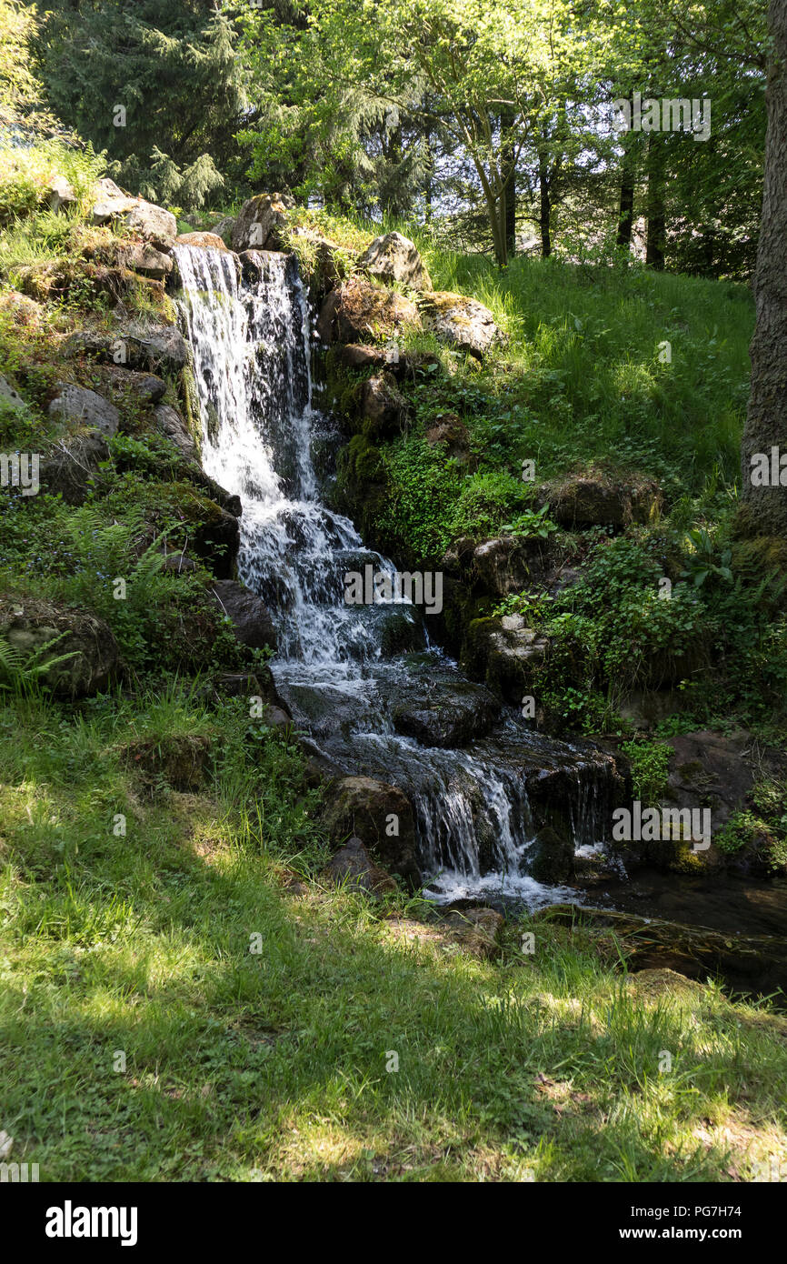 Parcevall Hall & Gardens, an Skyreholme in Bösingen, Yorkshire Dales, Großbritannien Stockfoto
