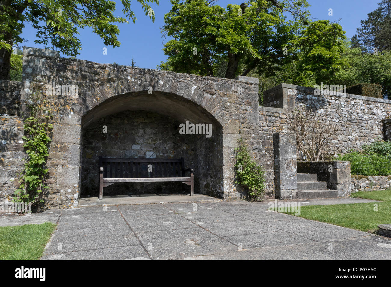 Parcevall Hall & Gardens, an Skyreholme in Bösingen, Yorkshire Dales, Großbritannien Stockfoto