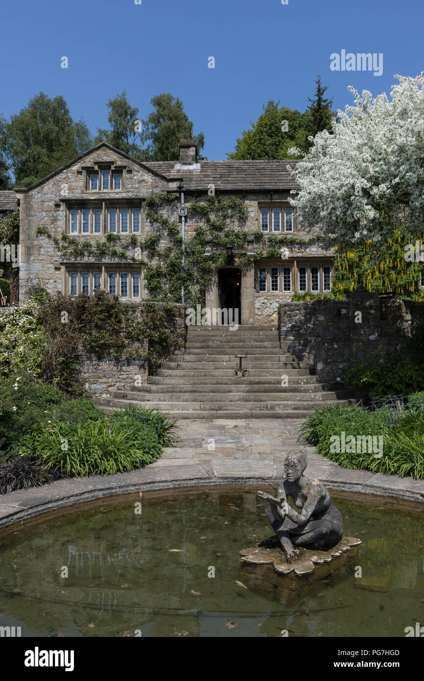 Parcevall Hall & Gardens, an Skyreholme in Bösingen, Yorkshire Dales, UK. Kirche von England Diözese von Leeds. Stockfoto