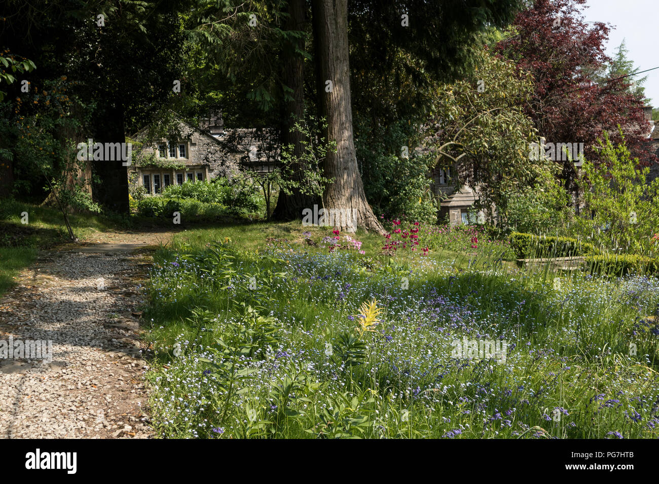 Parcevall Hall & Gardens, an Skyreholme in Bösingen, Yorkshire Dales, Großbritannien Stockfoto