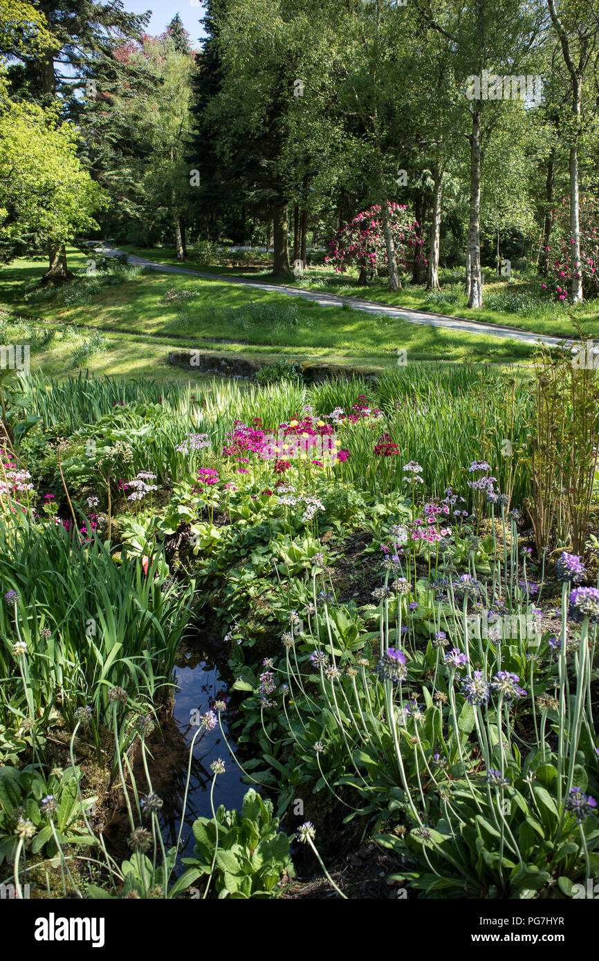 Parcevall Hall & Gardens, an Skyreholme in Bösingen, Yorkshire Dales, Großbritannien Stockfoto