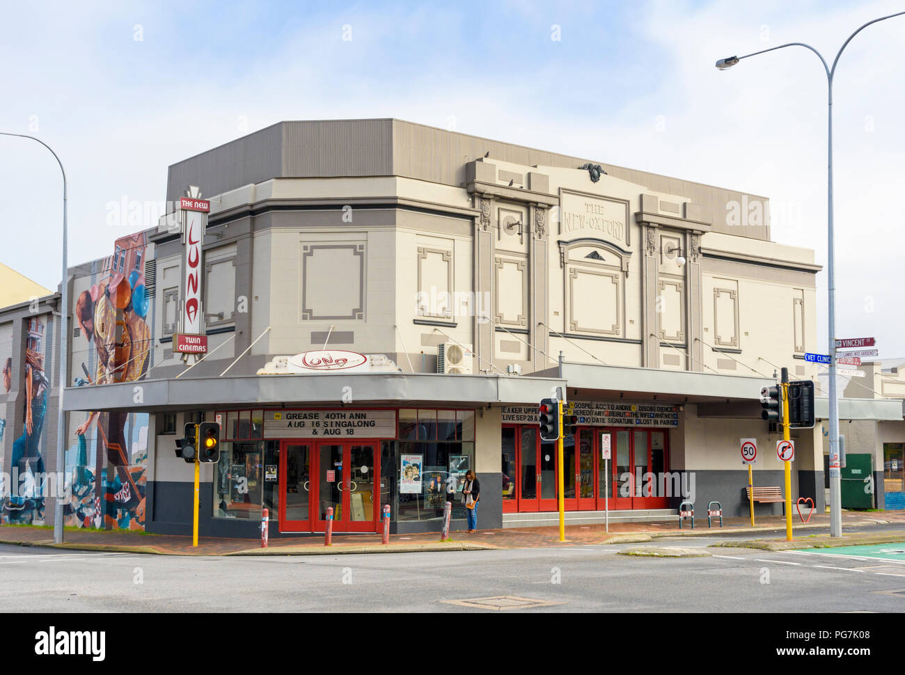 Luna Palace Cinema Gebäude in Leederville, Western Australia Stockfoto