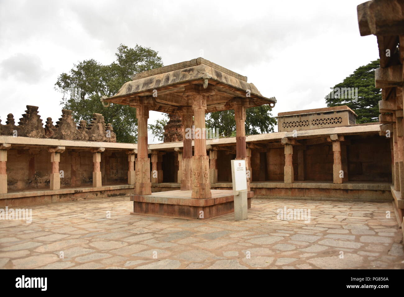 Bhoga Nandeeshwara Tempel, Nandi Hills, Karnataka, Indien Stockfoto