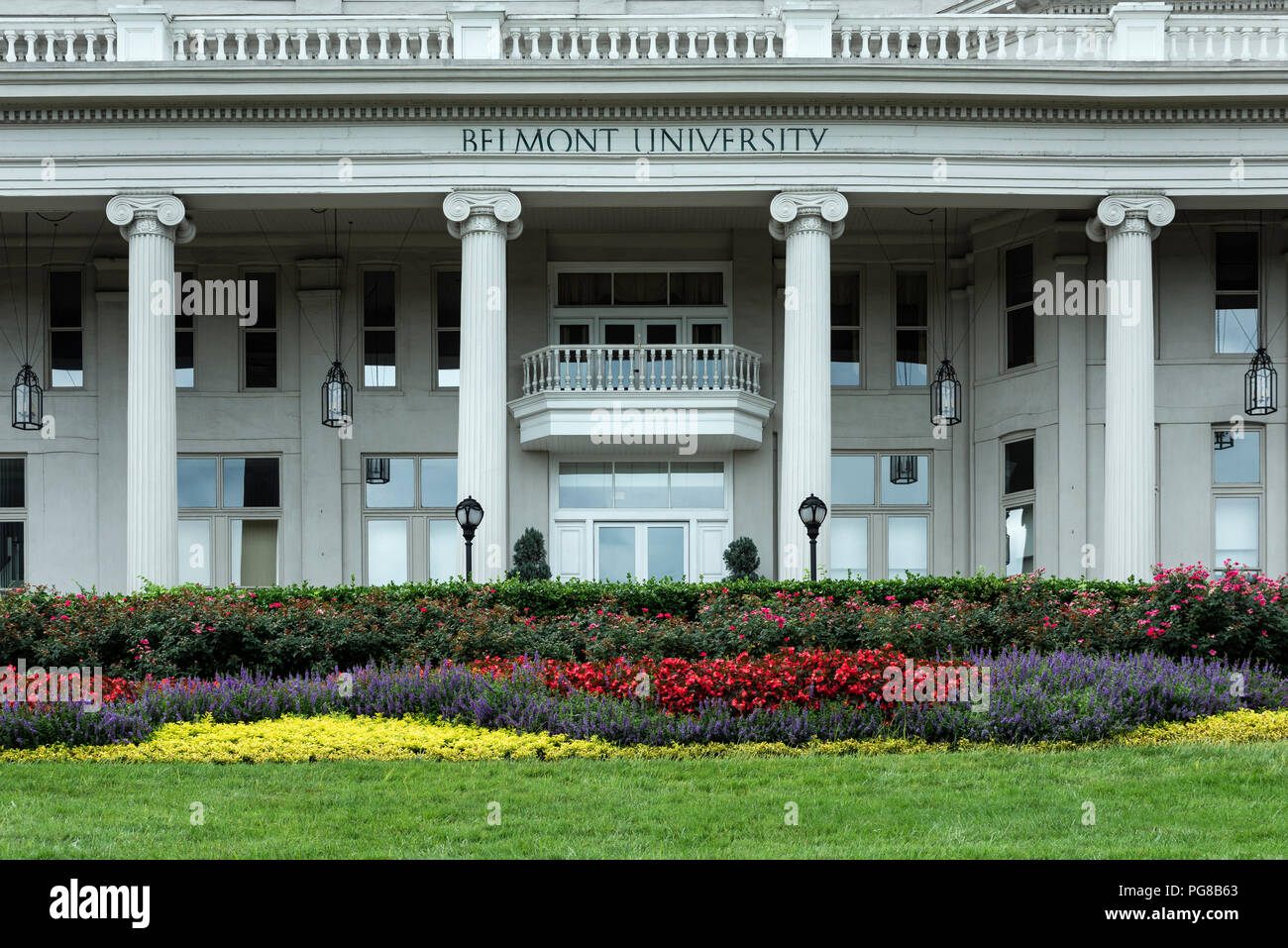 Belmont University Campus, Nashville, Tennessee, USA. Stockfoto