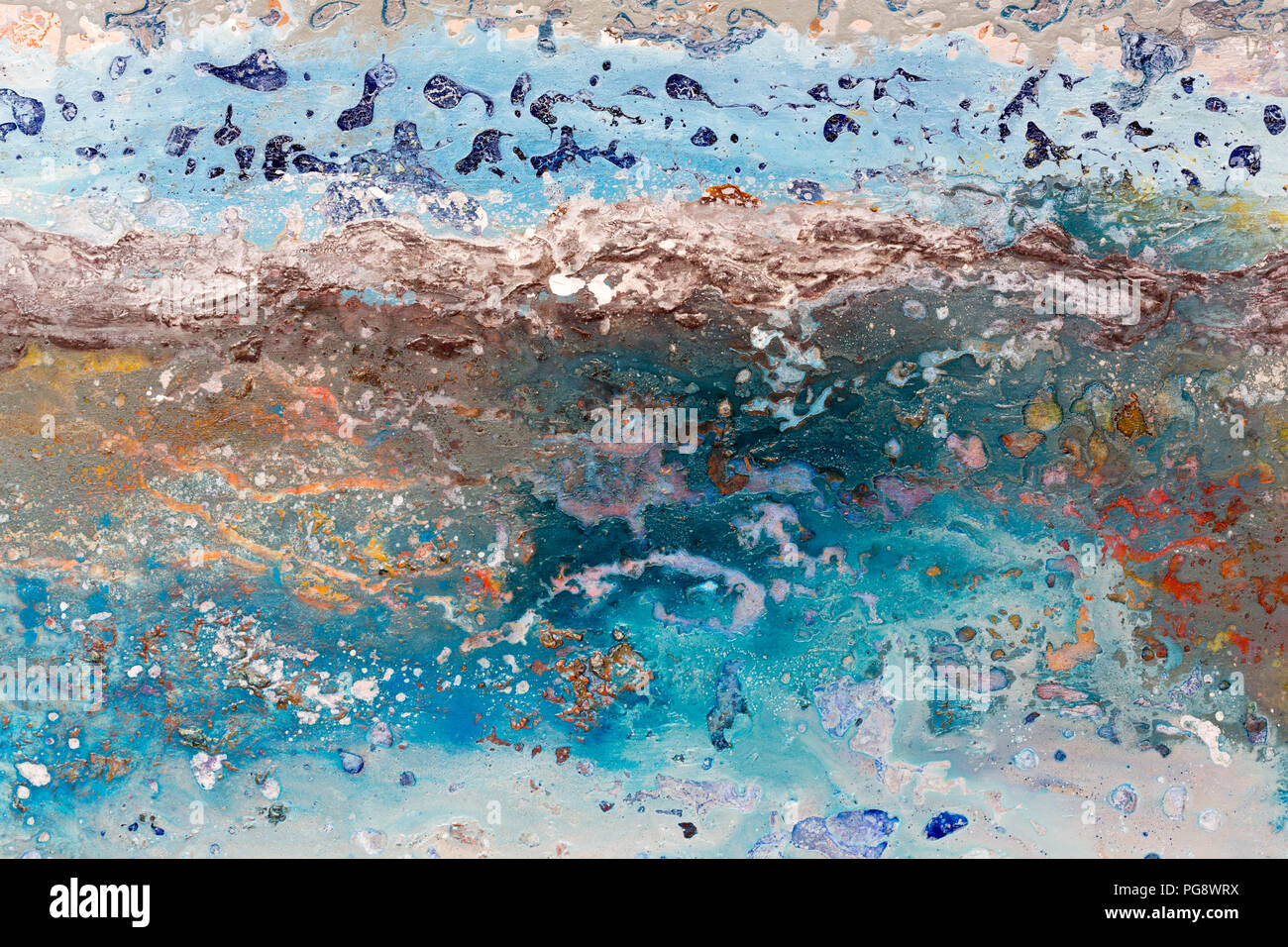 Meer Strand. Landschaft mit dem Meer. Malerei, Bildkunst Stockfotografie -  Alamy