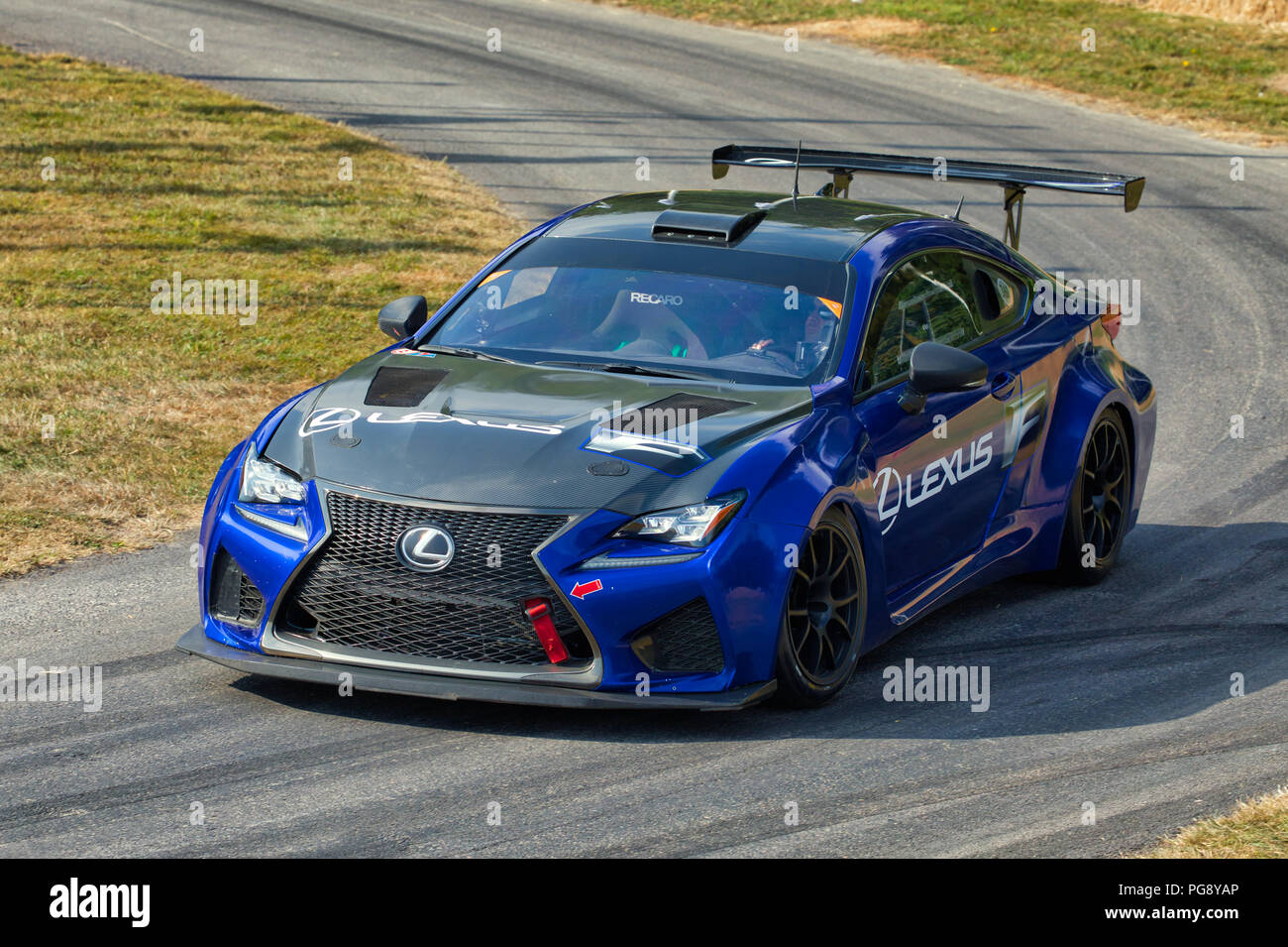 2018 Lexus RC-F Am Goodwood Festival 2018 von Geschwindigkeit, Sussex, UK. Stockfoto