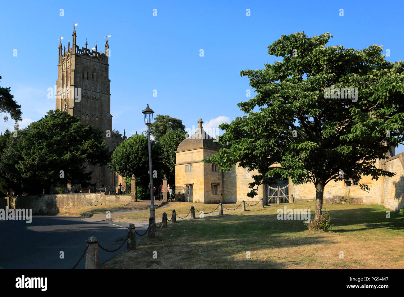 St James Parish Church, Chipping Campden Stadt, Gloucestershire Cotswolds, England, Großbritannien Stockfoto